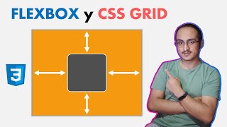 Como centrar un div con FLEXBOX y CSS GRID [upl. by Aronos]