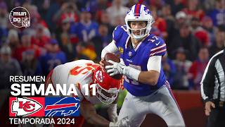 Kansas City Chiefs vs Buffalo Bills  Resumen NFL en español  Semana 11  NFL Highlights 2024 [upl. by Lincoln]