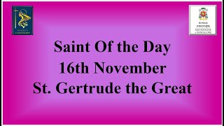 St Gertrude the Great [upl. by Anifur590]