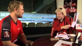 Strauchanies first day as Melbourne Renegades President [upl. by Grodin457]