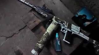 Modded PPS 43C Jaguar Camo Marble Gun Spud Gun [upl. by Konyn]