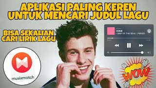 Aplikasi Paling Keren Untuk Mencari Judul Dan Lirik Lagu  Cara Mencari Judul Dan Lirik Lagu [upl. by Julita]