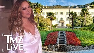 Mariah Carey Im Italian Neighbors With Clooney Now  TMZ Live [upl. by Drawd]