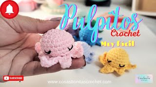 Mini pulpitos 🐙 se tejen rapidísimos y hay sorpresa en el próximo video tutorial 😘 [upl. by Karly]