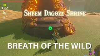 SHEEM DAGOZE SHRINE  THE TWO RINGS  THE LEGEND OF ZELDA  BREATH OF THE WILD [upl. by Soiritos]