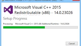 How to Download and Install Visual C Redistributable Packages for Visual Studio 2015 [upl. by Eisdnil]