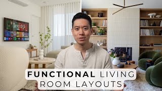 How To Arrange Your Big Or Small Living Room amp 10 Layout Configurations [upl. by Kapeed]