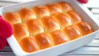 Easy ONE HOUR DINNER ROLLS  How to make Soft Fluffy Dinner Rolls In One Hour  One hour rolls [upl. by Ruperta543]