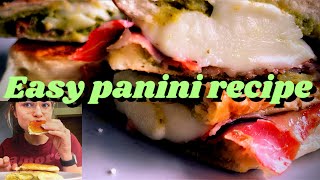 PANINI PESTO AND SCAMORZA CHEESE RECIPE🥪 [upl. by Toiboid]