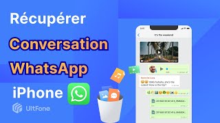 Comment récupérer la conversation Whatsapp supprimés sans sauvegarde sur iPhone [upl. by Ahsiryt892]