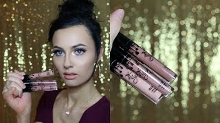 KYLIE COSMETICS Gloss Review amp Swatches Like Literally So Cute [upl. by Asiruam]