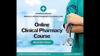 Online Clinical Pharmacy Course  Join Today  Limited Seats Available [upl. by Anaej]