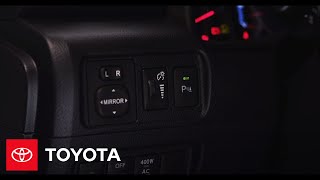 2014 4Runner HowTo Front and Rear Parking Sonar  Toyota [upl. by Jenei]