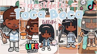 🩰45 minutes of Aesthetic Toca Boca routines roleplay cooking etc Toca Boca [upl. by Llydnek]