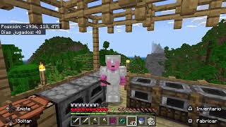 MINECRAFT Sobreviviendo 100 dias con Dwellers housing y librería7 [upl. by Solnit545]