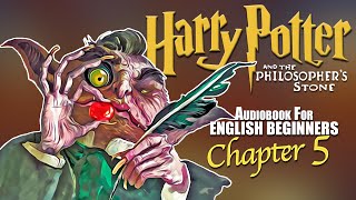 ⚡quotHARRY POTTER  Chapter 5 BOOK 1 🎧Audiobook🎧 in English for Beginners📚✨ [upl. by Evelunn]