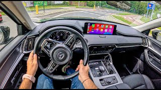 NEW Mazda CX60 2024  25 eSkyactiv 328hp  POV Test Drive [upl. by Pip]