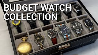 Watch Box Tour  My Budget Watch Collection [upl. by Yurt]