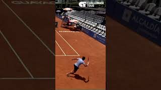 Burruchaga traverses the court against Sakamoto atpchallenger Guayaquil [upl. by Tirzah]