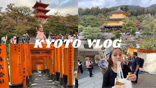 KYOTO TRAVEL VLOG 🇯🇵  4 days in kyoto  exploring the city and eating the best foods [upl. by Anileme]