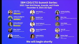 IBM CDOCTO Summit S2Ep6 quotQuantum 2021 Series Re Cap  CDOCAO Awardsquot Dec 8 2021 [upl. by Sabah432]