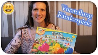 Tempo kleine Schnecke  Vorstellung Kinderspiele  1 [upl. by Paris]