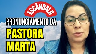 Pronunciamento da quotpastoraquot Marta Rodrigues após ser flagrada por ESPOSO com TALARICO em M0TEL [upl. by Ahsiuqal]