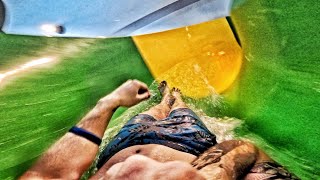 POV Epic Water Slide Adventure  Feel the Rush [upl. by Stubstad]