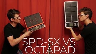 Roland SPDSX vs Octapad SPD30  The Hybrid Drummer [upl. by Adamsen]