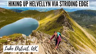 Helvellyn via Striding Edge  An Epic Knife Edge Ridge Hike in the Lake District [upl. by Atlas]