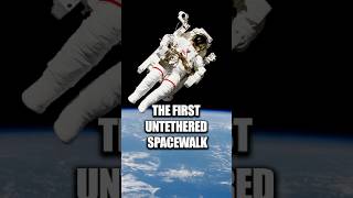 Bruce McCandless Historic Leap ScienceFlash freespacewalk [upl. by Johanan222]