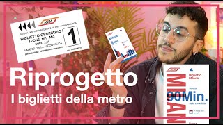 Riprogetto i biglietti della metro [upl. by Burd]