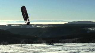 Snowkiting Bozi dar Winter 2010  2011 [upl. by Sulrac]