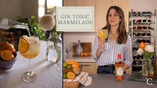 RECETTE DE GIN TONIC MARMELADE AVEC LE GIN TANQUERAY FLOR DE SEVILLA  Cocktail à base de gin [upl. by Asilehc]