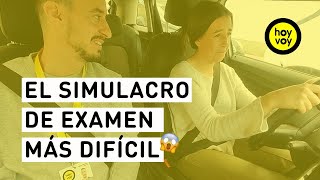 La ponemos a PRUEBA con el SIMULACRO de EXAMEN PRÁCTICO de CONDUCIR más DIFÍCIL 🔴😱 ¿Aprobará [upl. by Watt]