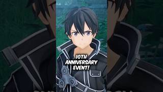 All Sword Art Online Games 10th Anniversary Event News anime gaming kirito swordartonline [upl. by Harlamert]