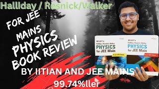 ResnickHallidayWalker For JEE Mains Book Review By IITIAN and JEE Mains 9974iler  jeebooks [upl. by Eanert]