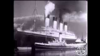 RMS Olympic Her last trip  Original footage [upl. by Eenal]