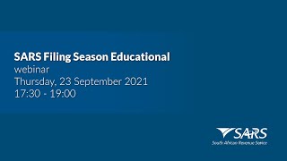 SARS Filing Season Educational Webinar [upl. by Eurd]