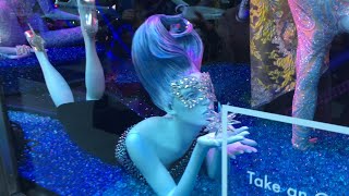 Bloomingdales SciFi Fantasy “An Out of This World Holiday” Windows • Christmas Holidays 2019 NYC [upl. by Dart]