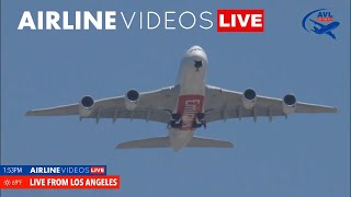 Emirates A380 Forced to GoAround at LAX [upl. by Akener]