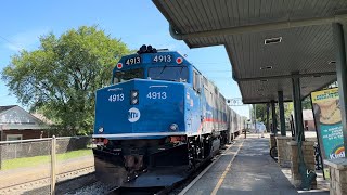 Railfanning at Radburn Fair Lawn Station  August 2023 [upl. by Ames804]