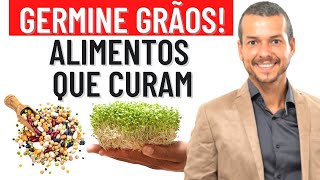 A MELHOR FORMA DE COMER ARROZ E FEIJÃO COMO GERMINAR GRÃOS SEMENTES E BROTOS [upl. by Lammond]