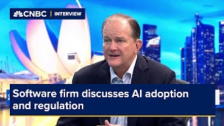 Software firm discusses AI adoption and regulation [upl. by Jeramey]