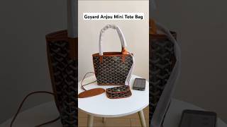 Goyard Anjou Mini Tote Bag in Black and Tan bag luxurybag luxury goyard goyardbag totebag [upl. by Ednew]