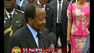 Interview de SE Paul BIYA à Buea après linauguration du monument de la Réunification [upl. by Beuthel291]