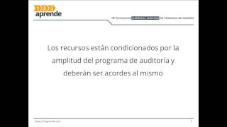 Procedimientos y recursos de la auditoría interna [upl. by Hoffer407]