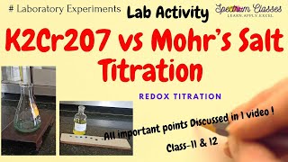 Titration of K2Cr2O7 vs Ferrous Ammonium Sulphate FAS Mohr salt viva questions with explanation [upl. by Brannon]