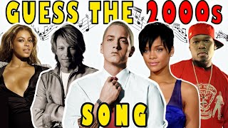 Guess The 2000s Song  Most Polular Music Quiz 2000s [upl. by Nerrawed874]