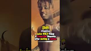 JUICE WRLD FREESTYLES RIGHT AFTER GETTING A TATTOO [upl. by Essined]